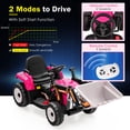thumbnail image 6 of Infans Kids Ride On Excavator Digger 12V Electric Tractor RC w/ Digging Bucket Pink, 6 of 7