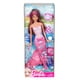 thumbnail image 4 of Barbie Fairytale Magic Brunette Mermaid Doll, Pink Barbie -, 4 of 4