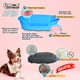 thumbnail image 4 of KE WOOW Cama Mediana para Perro, Gato, Conejo y otras Mascotas, Cesta de Plástico, Incluye Colchón Doble Cara , Color Rosa KE WOOW Cama Plana con colchón mediana, 4 of 10