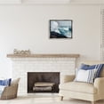 thumbnail image 3 of Stupell Industries Ocean Waves & Cliffs Landscape Painting Gray Floater Framed Canvas Art Print Wall Art, 21 x 17, 3 of 10