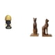 thumbnail image 1 of Estatua de mujer africana, figura de resina, sujetalibros, estatua de gato, escultura, decoración moderna, adecuada para oficina, estante, mesa, escri, 1 of 8