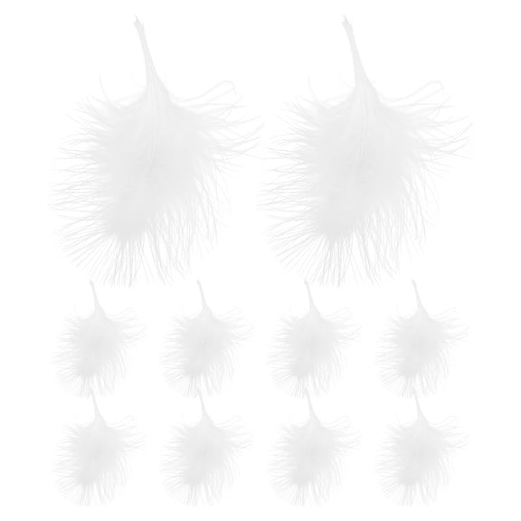 MLINS 50pcs Artificial Decorations for Wedding Crafts, Party Props, Fake Plume Decor Supplies