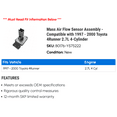 thumbnail image 2 of Mass Air Flow Sensor Assembly - Compatible with 1997 - 2000 Toyota 4Runner 2.7L 4-Cylinder 1998 1999, 2 of 2
