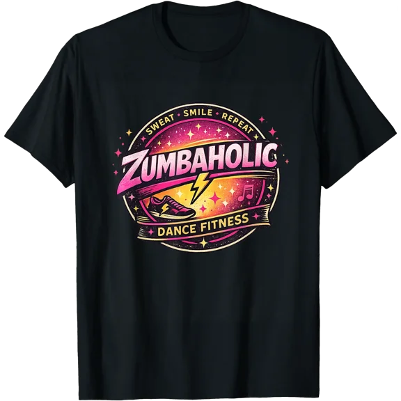 Dance Fitness Hiphop Dancer Sports Zumbas Girl Women T-Shirt