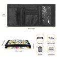 thumbnail image 6 of FUIALDOLG Hummingbird Floral Decoration Children's Wallet, Elastic Polyester Trifold Card Wallet for Travel, Protective Slim Coin Pockets, 6 of 6