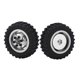 thumbnail image 3 of Neumáticos de goma de 50mm y llantas de aleación de aluminio para piezas de actualización de coche Axial SCX24 1/24 RC, 2 uds., 3 of 8