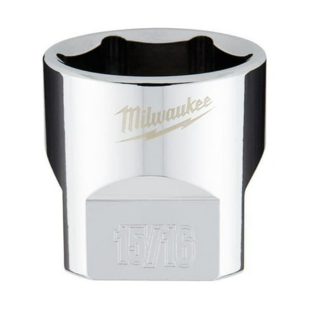 UPC: 0045242565757 | Milwaukee-45-34-9071 3/8 in. Drive 15/16 in. SAE 6-Point Socket