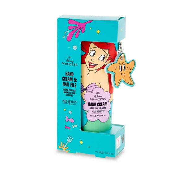 Mad Beauty Disney Princess Hand Cream Ariel, Pink Grapefruit & Seasalt Scent, 1.69 fl oz
