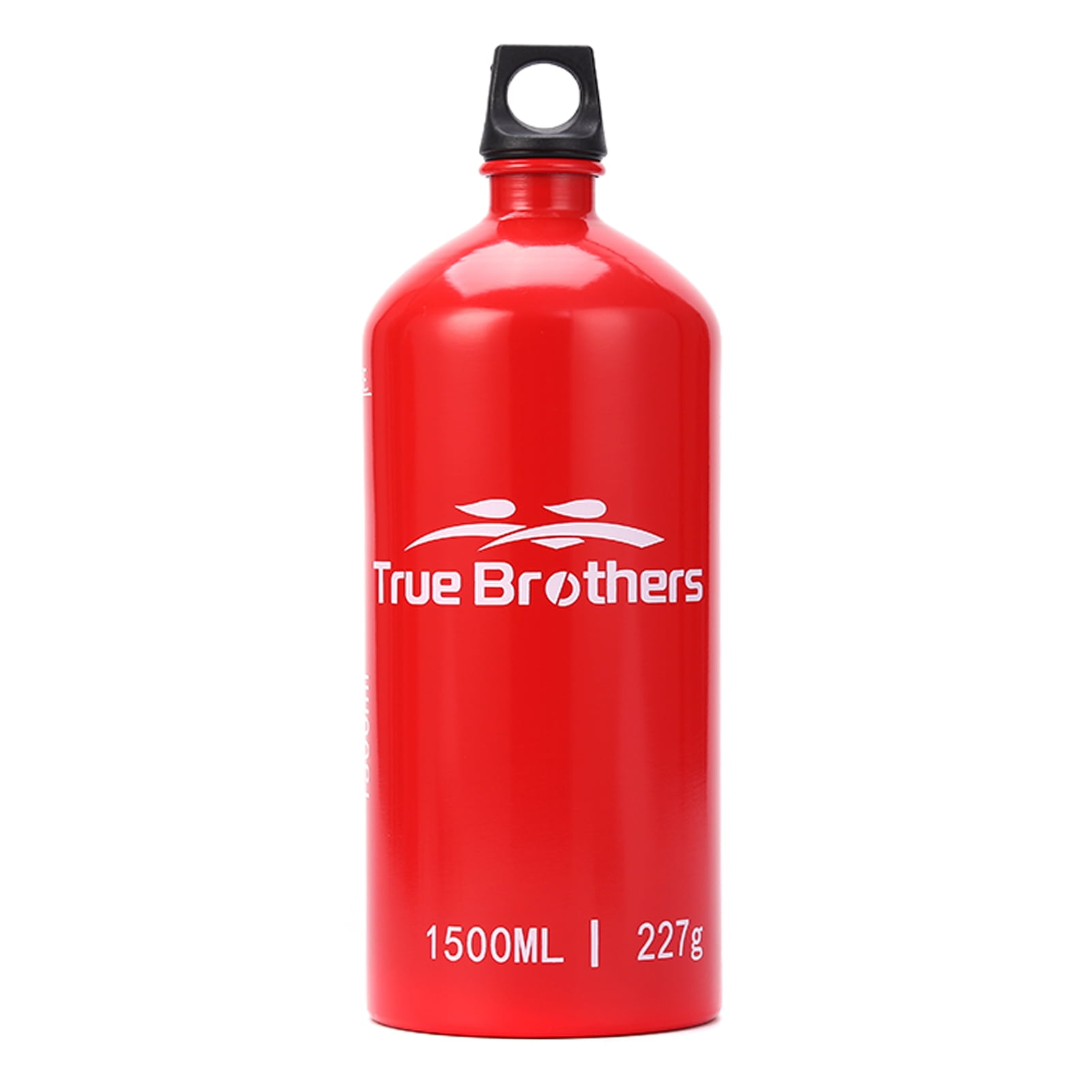 True Brothers 1.5L Aluminum Oil Fuel Bottle Liquid Gas Oil Container for Camping Hiking Backpacking