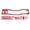 Red, variant on Nieyigj Aluminum Alloy RC Car Chassis Frame Set with Front and Rear Bumper for SCX10 D90 1/10 RC Crawler Silver (16.9 inches / 43.0 cm)