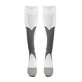 thumbnail image 1 of Calcetines de compresión deportivos transpirables absorción de impacto muscular blanco 1 par de calcetines de compresión atléticos para hombres y mujeres XXL 39-45 YUNYI BRAND  Deportes, 1 of 8