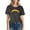 Black, variant on Womens T-shirts Round Neck Casual Shirts for Women Short Sleeve Summer Loose Graphic Tees