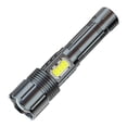 thumbnail image 2 of Naiovety Linterna de aleación 15W P50 IPX4 impermeable multimodos ajustable Zoomable linterna eléctrica hogar Camping herramienta de iluminación de Escalada, 2 of 6