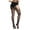 E, variant on Tights for Girls - Womens Solid Color Stockings Long Tube Suspender Open Cut Pantyhose - Black Free Size