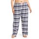 thumbnail image 1 of P.J. Salvage Womens Plaid Pajama Lounge Pants, navy, Plus Size, 1X, 1 of 1
