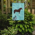 thumbnail image 2 of Caroline's Treasures BB8087GF English Thoroughbred Horse Blue Check Flag Garden Size , Small, multicolor, 2 of 3