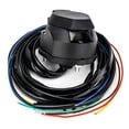 thumbnail image 2 of 3X New 7 Pin Trailer Socket Cable 1.5M Wire for Car Trailer Wiring Connector Parts, 2 of 9