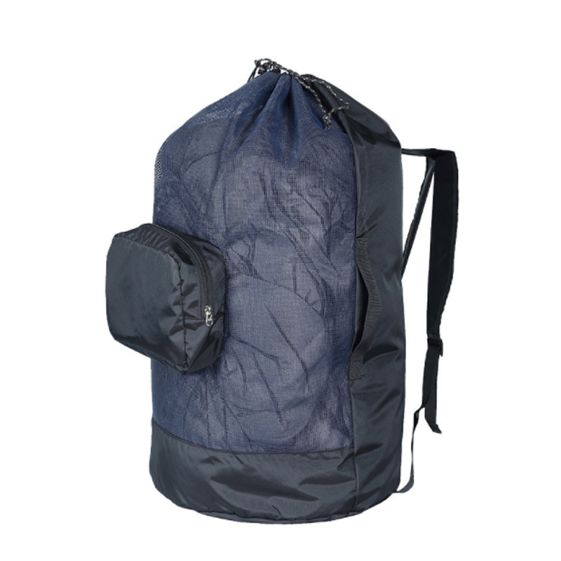 40l Storage Bag Beach Swimming Diving Net Bag Outdoor Folding Shoulder