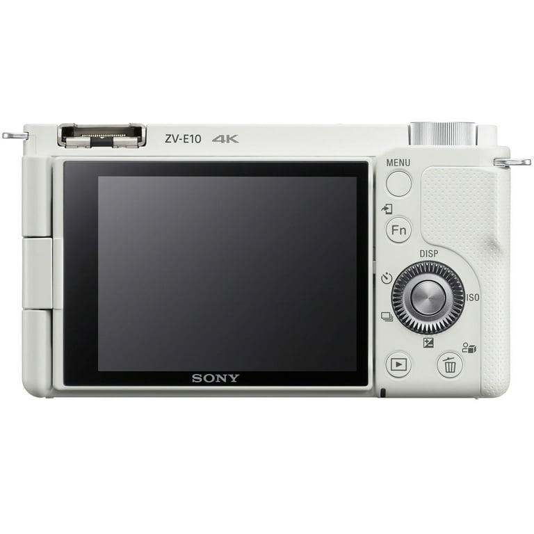 Sony ZV-E10 Mirrorless Camera (Black) with PC Software & Accessories ILCZV- E10/B A