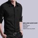 thumbnail image 2 of Camisa delgada de manga larga para hombre elegante camisa de manga larga con bolsillo delantero para hombre algodón puro fino para uso diario ANGGREK Otros, 2 of 7