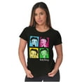 thumbnail image 4 of Betty Boop Pop Art Squares Kisses Women's T Shirt Ladies Tee Brisco Brands S, 4 of 5