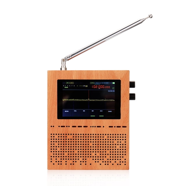 Pantalla LCD de 3,5 pulgadas Receptor de señal digital Radio Malachite Malahit DSP Receptor Carcasa Irfora Equipo de radio