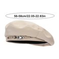 thumbnail image 2 of NIUBWJL Ladies' Summer Adjustable Beret Thin Casual Breathable Lightweight Beach Hat Suitable For Outdoor Activities In Summer, 2 of 6