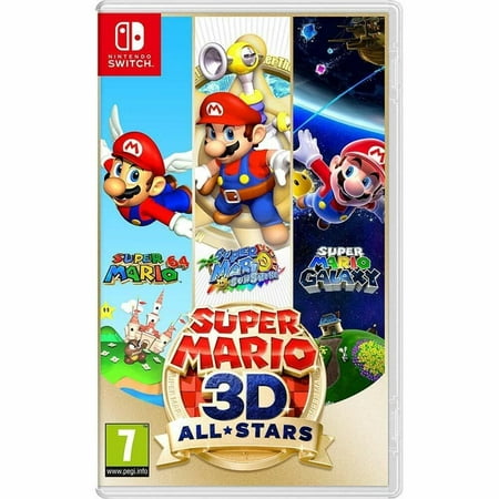 Super Mario 3D All-Stars - Nintendo Switch [3 HD Games Sunshine Galaxy 64] NEW