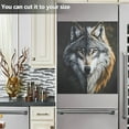 thumbnail image 3 of Yayeee Magnetic Dishwasher Cover for The Front Decoration Home Kitchen Machine Sticker Protector, Wolf Pattern, 3 of 6
