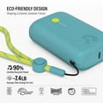 thumbnail image 5 of Champ Portable Charger, 10,000mAh Power Bank Fast Charging, 20W Dual USB-C Battery Pack with Cable, Travel Essential Power Bank for iPhone Laptops Galaxy Tablet Pixel iPad Macbook Kindle Airpod, 5 of 8