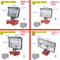 thumbnail image 2 of ziyahi ABS Work Light Reusable Rotating Dual USB Fast Charging Overcurrent Protection Outdoor Camping Emergency Car Lamp 3inch 3inch, 2 of 6