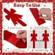 thumbnail image 1 of Adornos navideños, regalos navideños, lazos y cintas para puertas de armarios navideños, lazos rojos grandes para puertas de armarios navideños, regalos, muebles para armarios navideños, decoraciones, 1 of 7