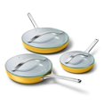 thumbnail image 1 of Juego de tapas de vidrio para sartenes Caraway de 20/25/30 cm, 6 piezas, 1 of 7
