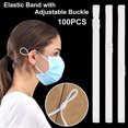 thumbnail image 1 of Lilvigor Elastic String for Masks with Adjustable Buckle 1/5 Inch Wide High Stretch Earloop Sewing Elastic Cord for Making DIY Crafts Supplies, 1 of 7