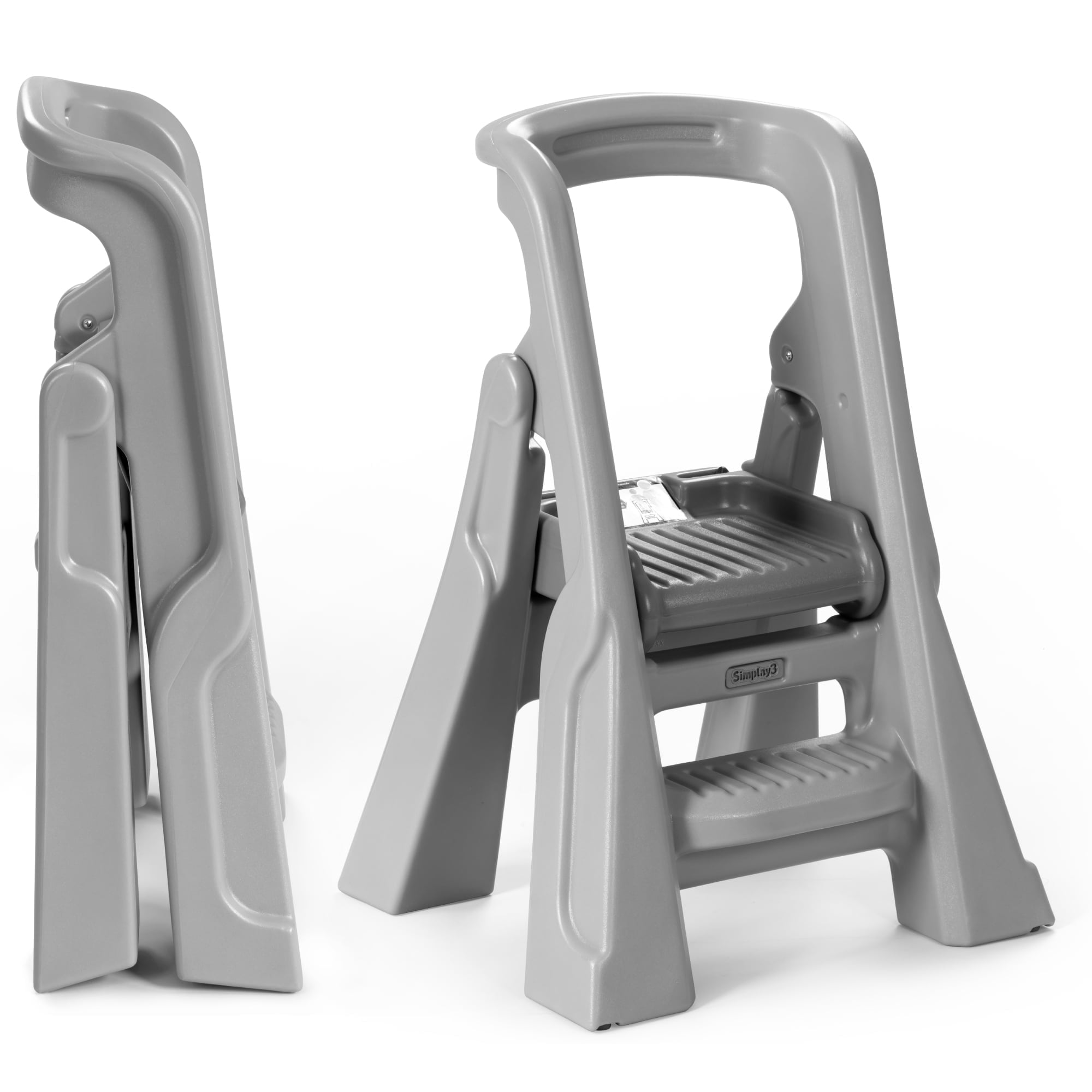 Simplay3 Toddler Tower Folding Step Stool, 2 Step Toddler Stool