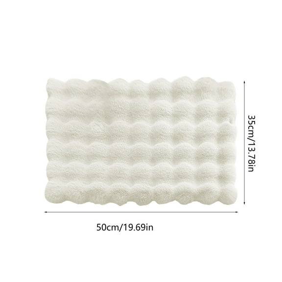 Self-Heating Thermal Pet Bed Mat, Plush Self-Warming Dog & Cat Pad, Non-Slip Thermal Mat for Indoor & Feral Cats, 19.69x14.17 Inches, Beige/Khaki/Gray/Green/Pink