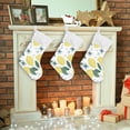 thumbnail image 6 of Coolnut 1 PCS Christmas Stocking Lemons Big Warm 17.7 x 12 Inch Hanging Xmas Stockings Decoration for Family Holiday Party Ornaments Decor Fireplace, 6 of 7