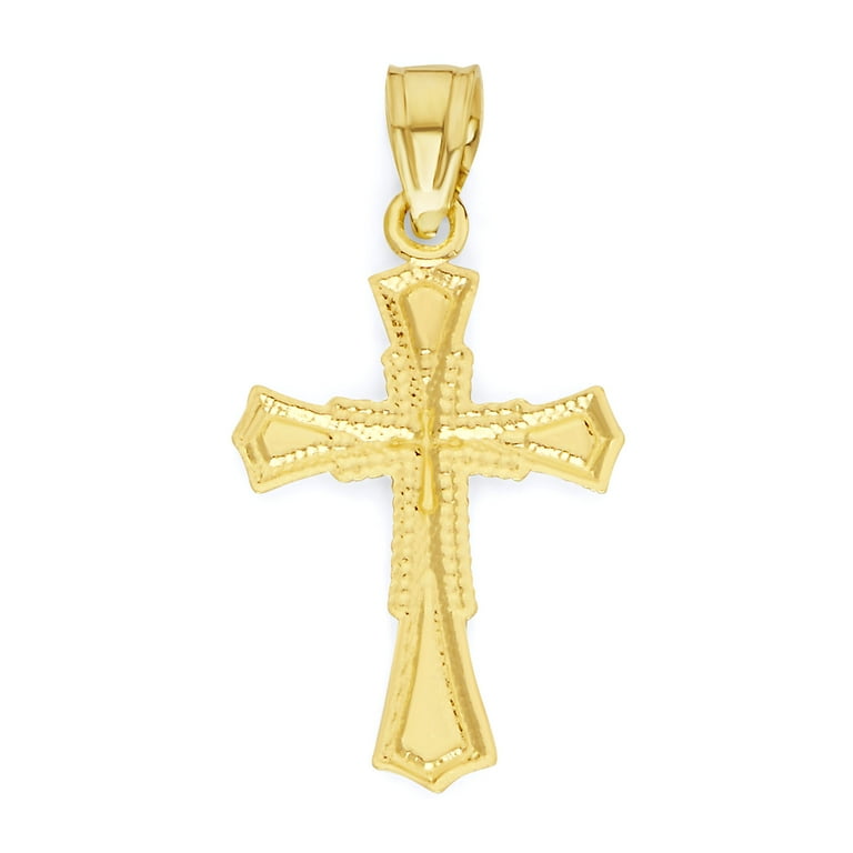 Walmart gold deals cross pendant