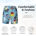 thumbnail image 5 of Balery Pirate Marine Animals Mens Swim Trunks Swim Shorts for Men Quick Dry Inseam Beach Shorts with Compression Liner Pocket-3X-Large, 5 of 9