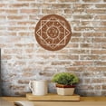 thumbnail image 6 of 1set Creative Natural Wooden Wall Hanging Decoration Wall Art Ornament with Hook Hanger Sun Pattern 300x6mm, 6 of 7