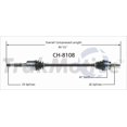 thumbnail image 1 of TrakMotive CV Axle Shaft CH-8108 Premium; OEM Replacement, 1 of 5