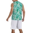 thumbnail image 2 of Pofeuu Alapaca in Boho Print Basketball Jersey, Shirts for Men Youth Basketball Jersey Crew Neck-Large, 2 of 6