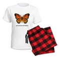 thumbnail image 5 of CafePress - Antisocial Butterfly Pajamas - Women's Short Sleeve Print T-Shirt and Pants Light Cotton Pajama Set, 5 of 7