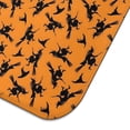 thumbnail image 5 of Halloween Witches on Brooms Pattern Dish Drying Mat for Kitchen 1 Pack, Ultra Absorbent Microfiber Dishes Drainer Mats,16x18in(41x46cm), 5 of 6