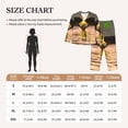 thumbnail image 6 of Lsque Pikmin Pattern Long Sleeve Pajama Set for Women - Soft 2-Piece Sleepwear and Loungewear Set with Pockets, Comfy Nightwear, 6 of 8