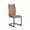 Brown with Black Leg, variant on Sumdeal Modern Dining Chairs Set of 4,Modern Dining Chairs with Metal frame leg with High Density Sponge Leather,Dining Chairs for Dining Room,Kitchen,Living Room,Gray