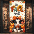 thumbnail image 3 of Festive Design Fall Banner Cute Cow Decoration Autumn Theme for Seasonal Celebration Farmhouse Decor Thanksgiving Party, 3 of 9
