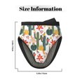 thumbnail image 3 of Pofeuu Summer Cactus With Blooming Print Thickened Mini Silicone Oven Mitts Heat Resistant, Rubber Oven Mitt Gloves, Finger Pinch Grips, Pot Holder, Silicone Potholder, 3 of 7