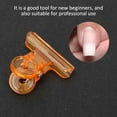 thumbnail image 4 of Peahefy Plastic Clips,Clips,5pcs 4 Colors C Curve Nail Extension Clips Multi-functional Plastic Nail Art Accessories, 4 of 8