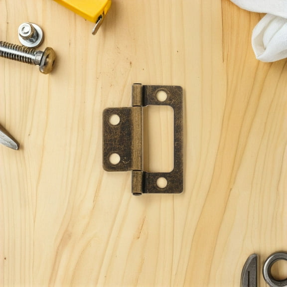 MLINS  4 Pcs Travel Trailer Accessories Rv Entry Door Hinge Kit Coffee